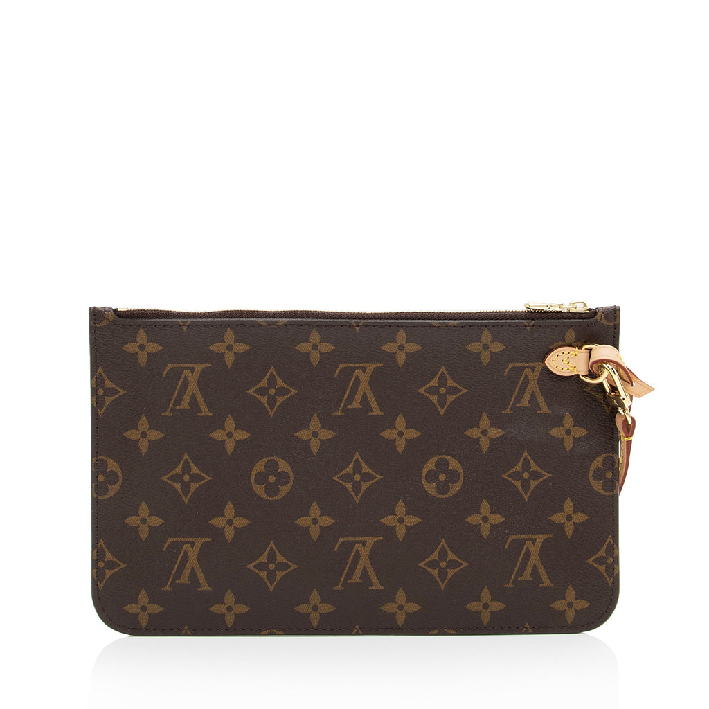 Louis Vuitton Monogram Canvas Neverfull MM Pochette (SHF-gynDV8)