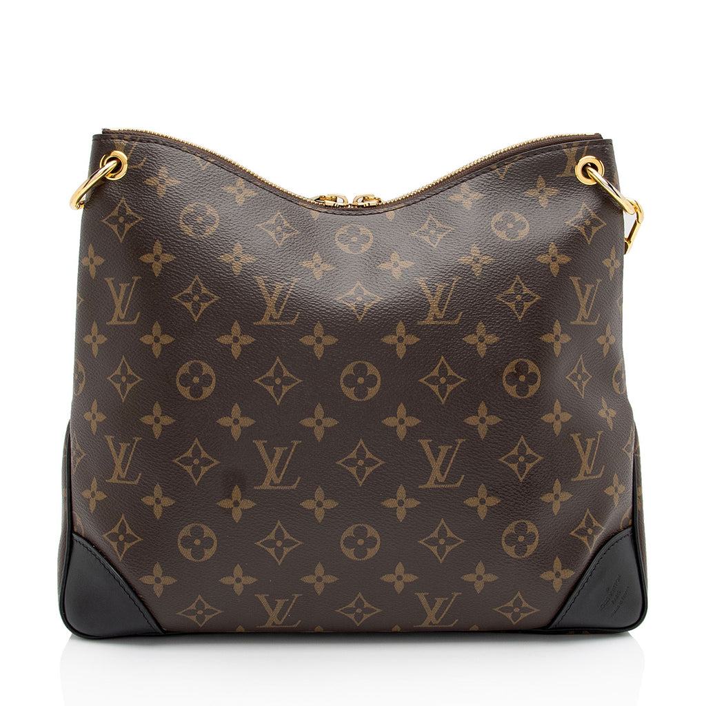 Louis Vuitton Monogram Canvas Odeon MM NM Shoulder Bag (SHF-9QQwaH)