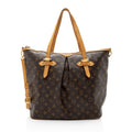 Louis Vuitton Monogram Canvas Palermo GM Tote (SHF-bjd1XX)