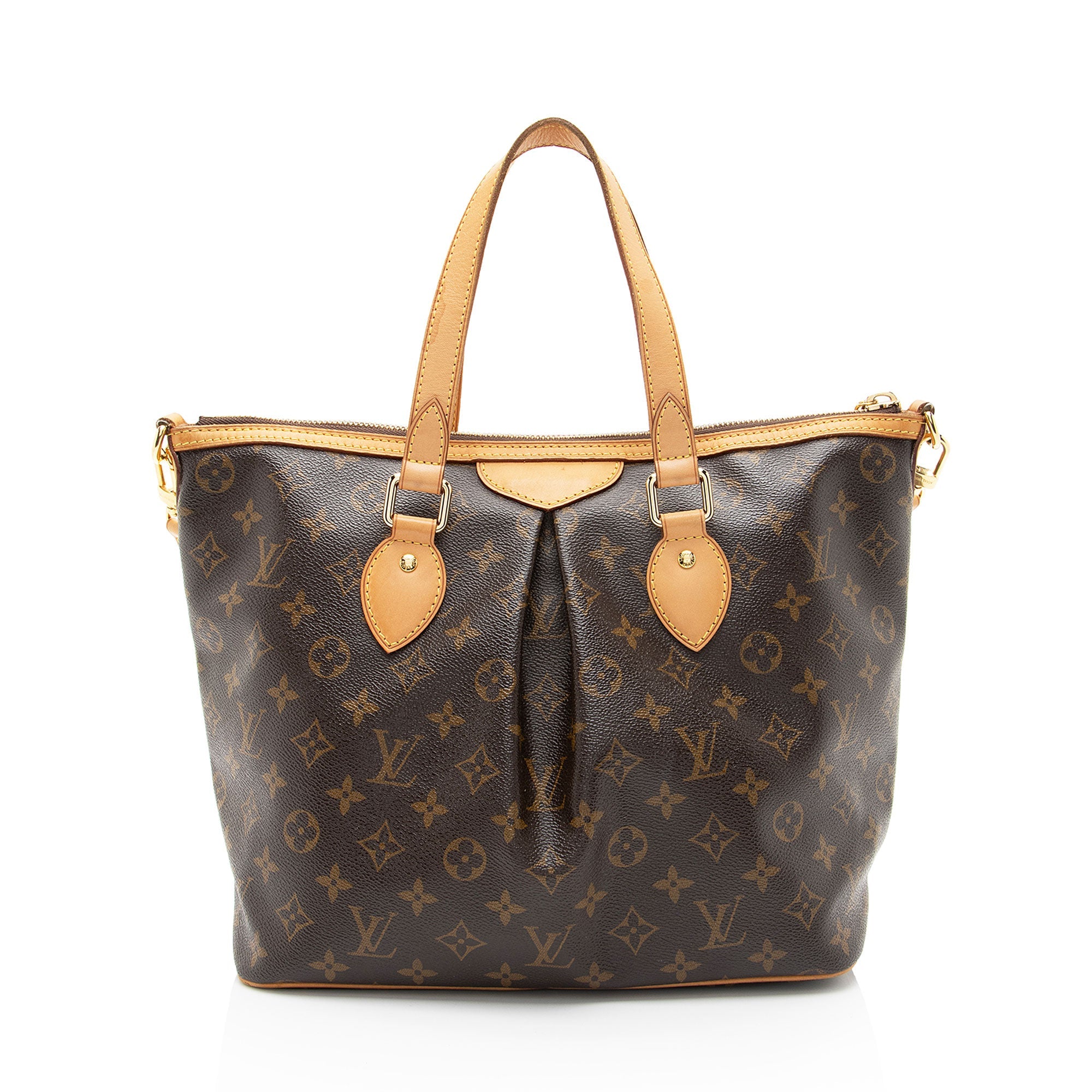 Louis Vuitton Monogram Canvas Palermo PM Tote (SHF-4zveEz)