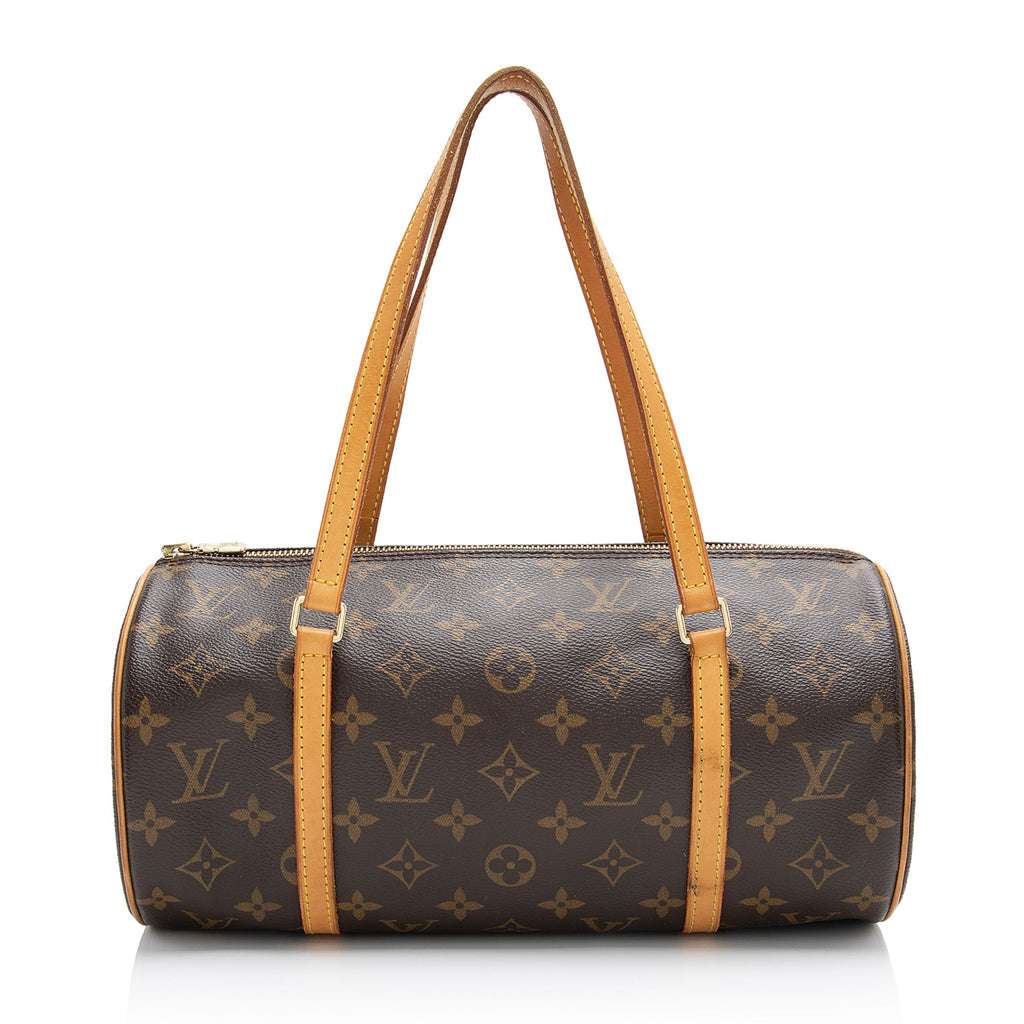 Louis Vuitton Monogram Canvas Papillon 30 Satchel (SHF-23596)