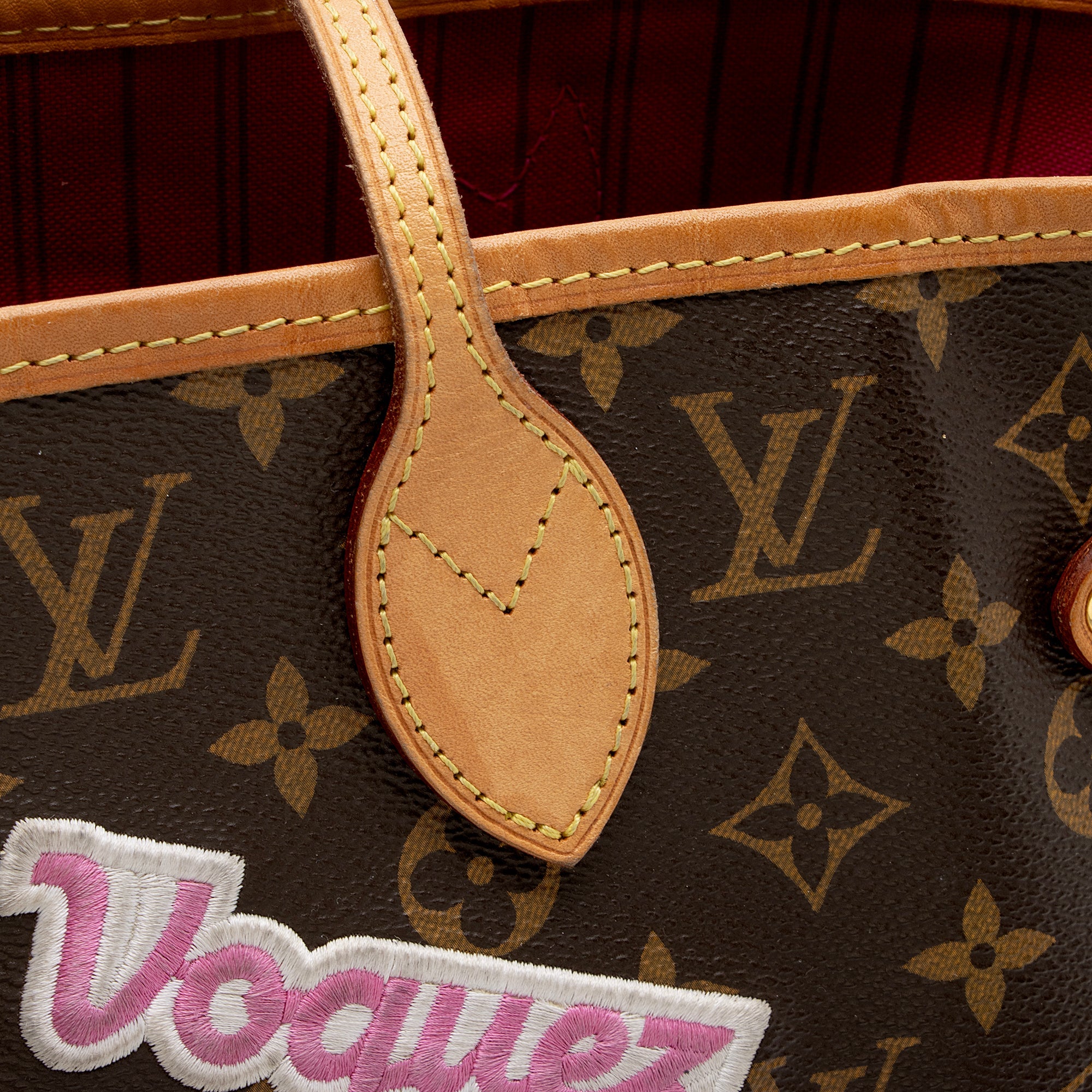 Louis Vuitton Monogram Canvas Patches Neverfull MM Tote (SHF-VCZIdY)