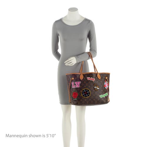 Louis Vuitton Monogram Canvas Patches Neverfull MM Tote (SHF-VCZIdY)