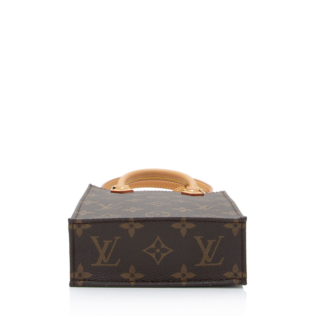 Louis Vuitton Monogram Canvas Petit Sac Plat Shoulder Bag (SHF-Vkwlcf)