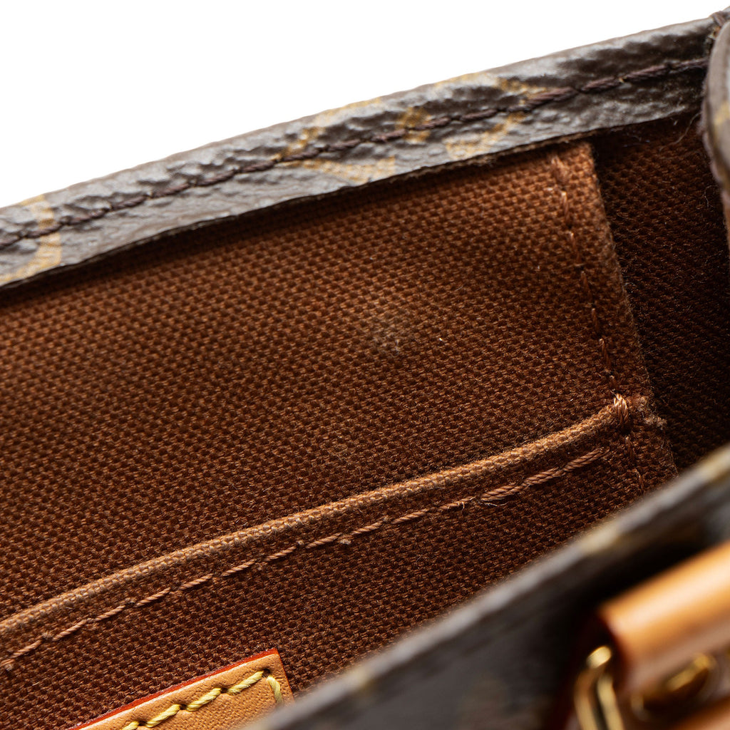 Louis Vuitton Monogram Canvas Petit Sac Plat Shoulder Bag