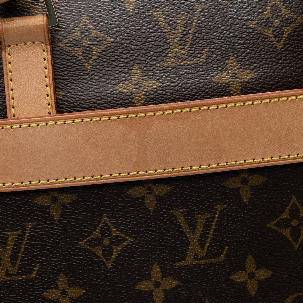 Louis Vuitton Monogram Canvas Porte Documents Pegase Soft Briefcase (SHF-22705)