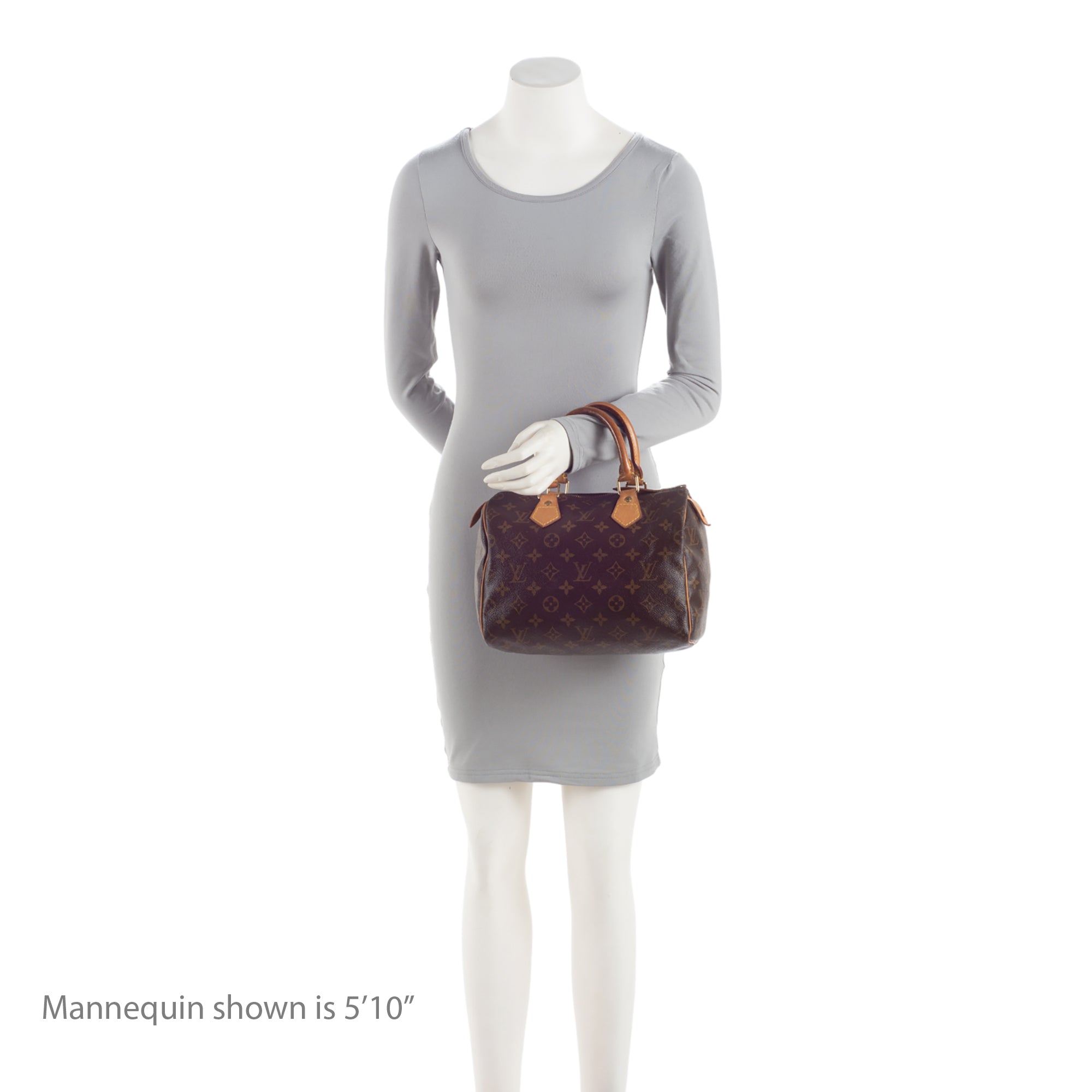 Louis Vuitton Monogram Canvas Speedy 25 Satchel (SHF-1NUxF3)