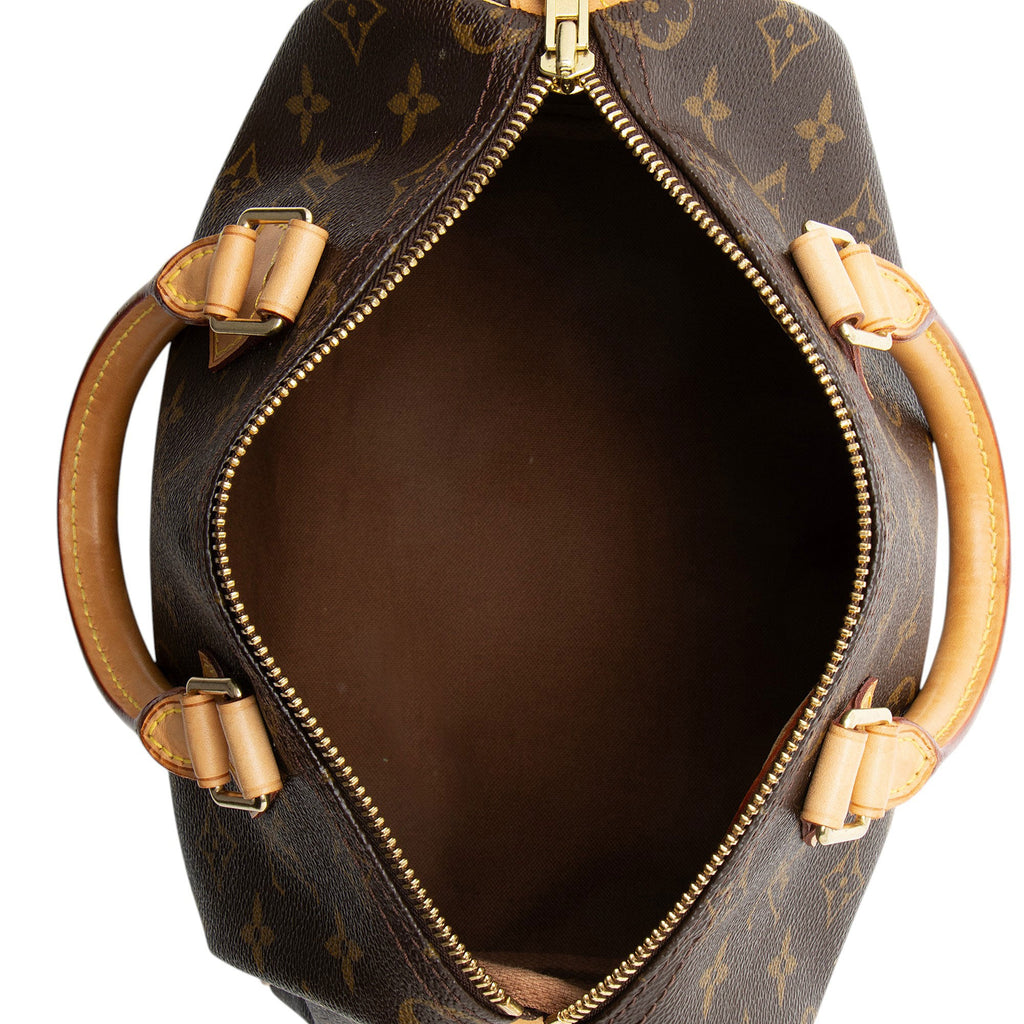 Louis Vuitton Monogram Canvas Speedy 25 Satchel
