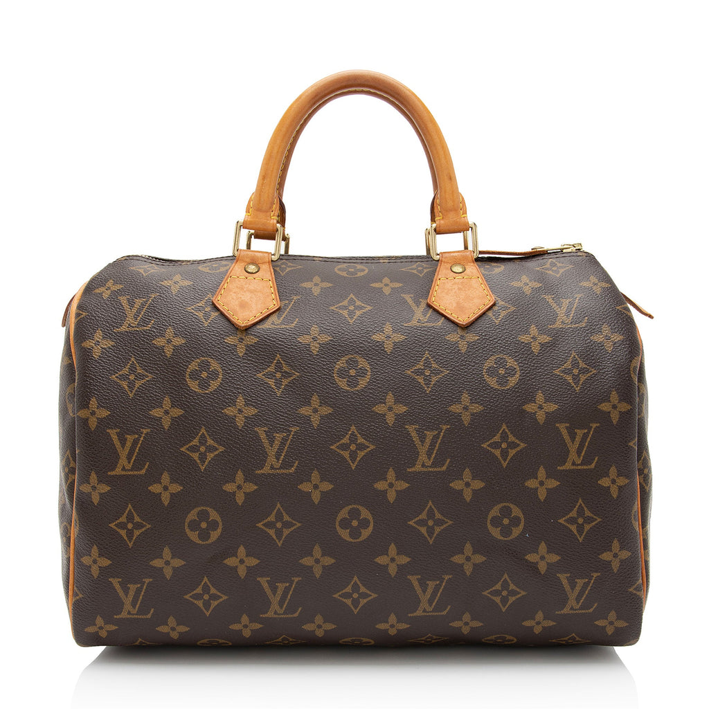 Louis Vuitton Monogram Canvas Speedy 30 Satchel (SHF-JxW6kN)