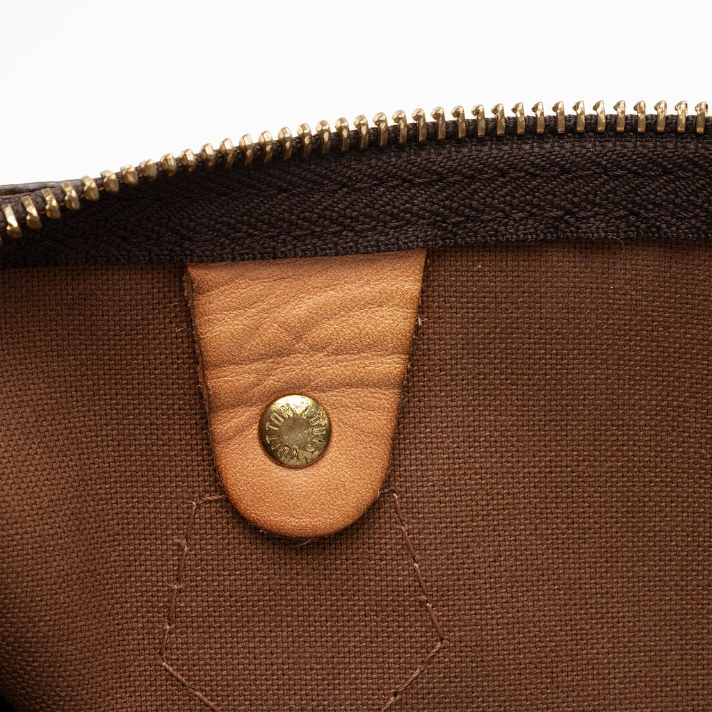 Louis Vuitton Monogram Canvas Speedy 30 Satchel (SHF-uufe7d)