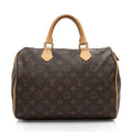 Louis Vuitton Monogram Canvas Speedy 30 Satchel (SHF-E4SXWh)
