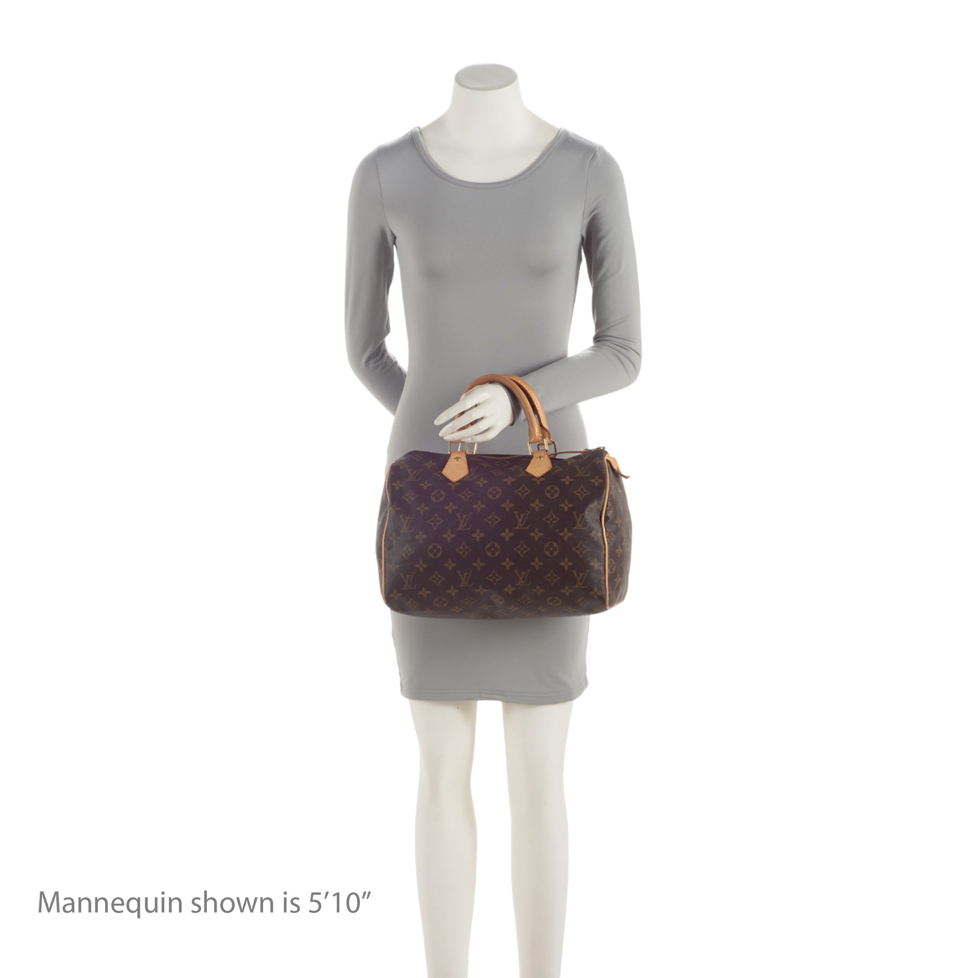 Louis Vuitton Monogram Canvas Speedy 30 Satchel (SHF-E4SXWh)