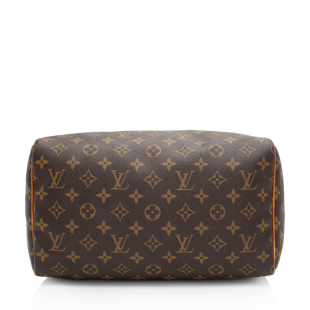 Louis Vuitton Monogram Canvas Speedy 30 Satchel (SHF-46wmzn)