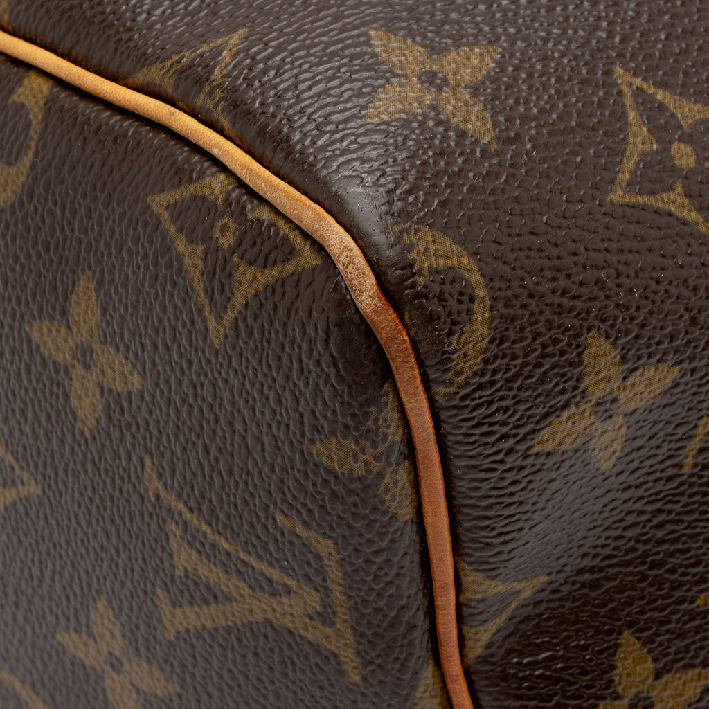 Louis Vuitton Monogram Canvas Speedy 30 Satchel (SHF-o8aWZx)