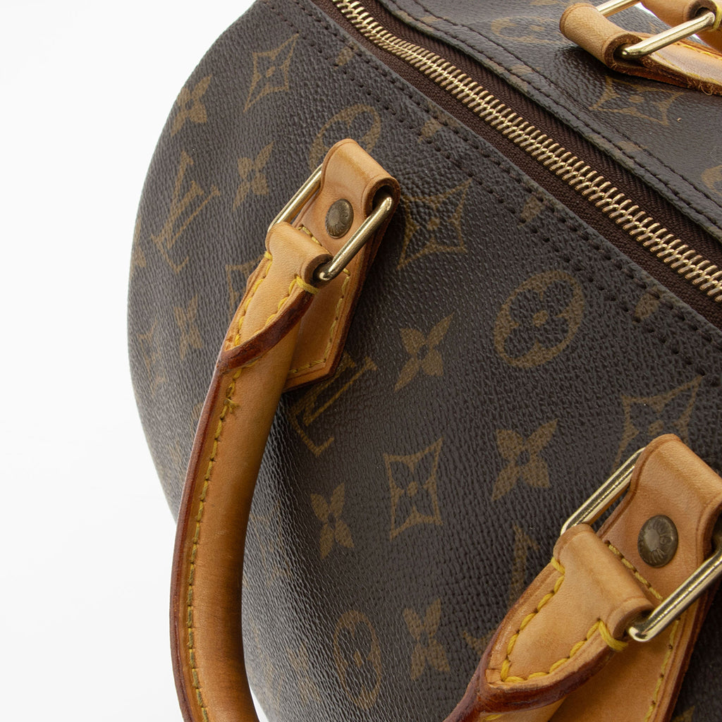 Louis Vuitton Monogram Canvas Speedy 30 Satchel (SHF-DYPAzE)
