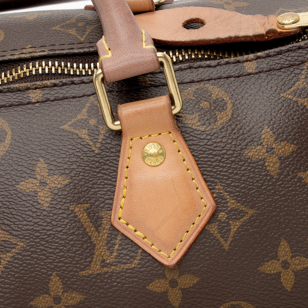 Louis Vuitton Monogram Canvas Speedy 30 Satchel (SHF-w8aaxC)