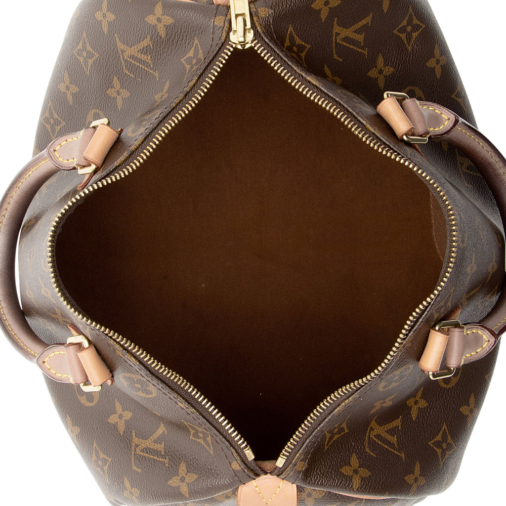 Louis Vuitton Monogram Canvas Speedy 30 Satchel (SHF-w8aaxC)