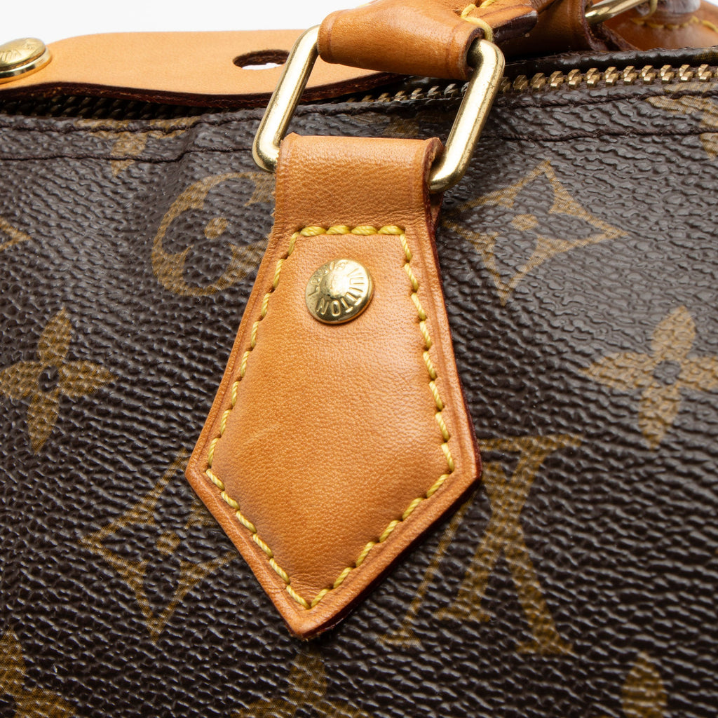 Louis Vuitton Monogram Canvas Speedy 30 Satchel (SHF-Y6nBhs)