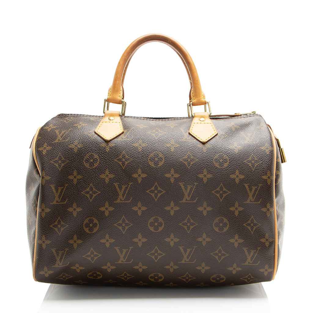 Louis Vuitton Monogram Canvas Speedy 30 Satchel