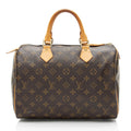 Louis Vuitton Monogram Canvas Speedy 30 Satchel