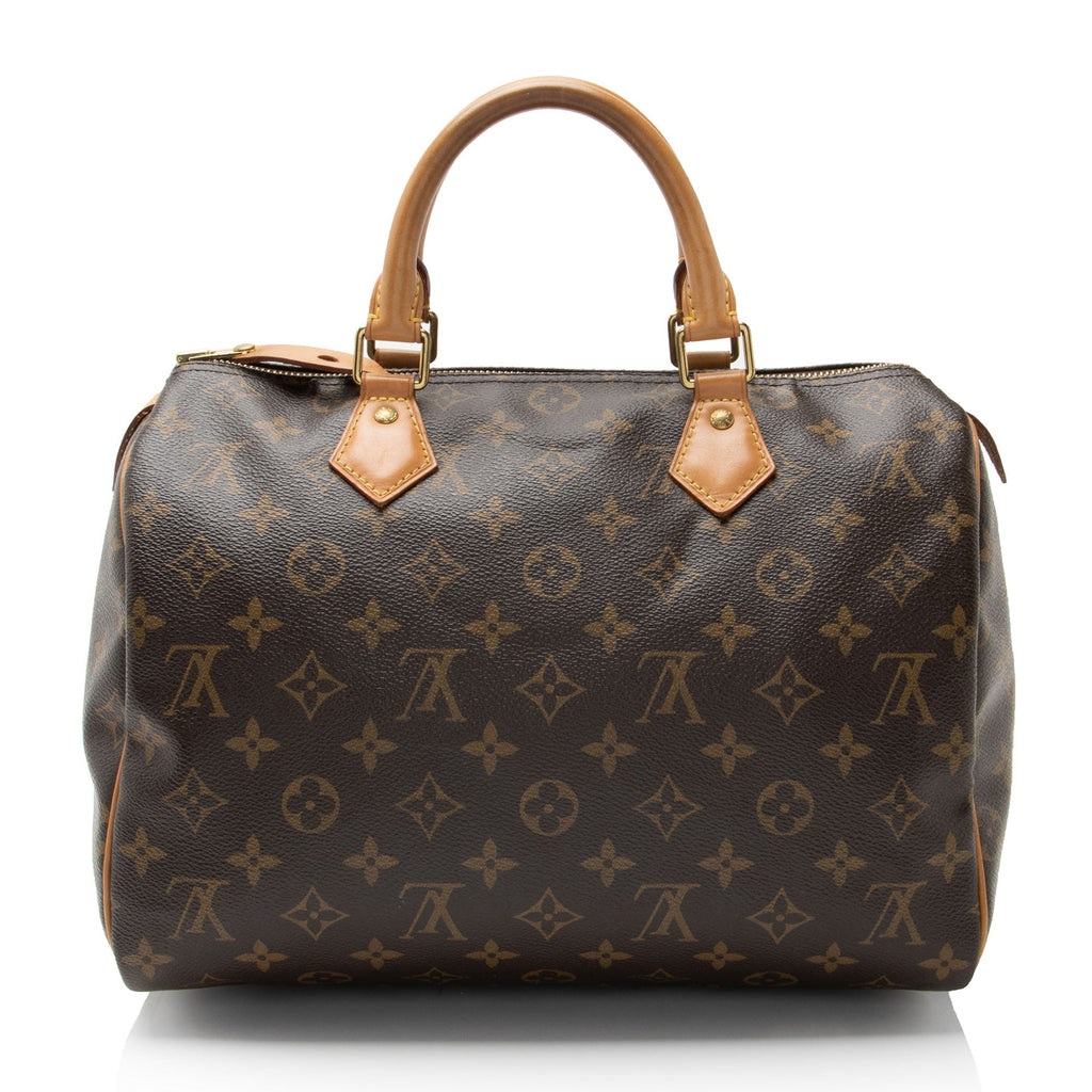 Louis Vuitton Monogram Canvas Speedy 30 Satchel