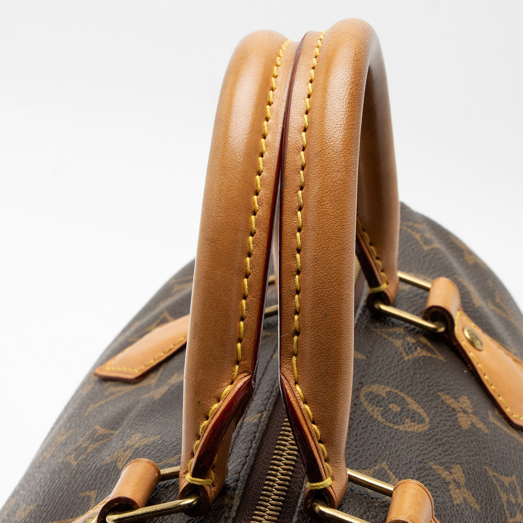 Louis Vuitton Monogram Canvas Speedy 30 Satchel