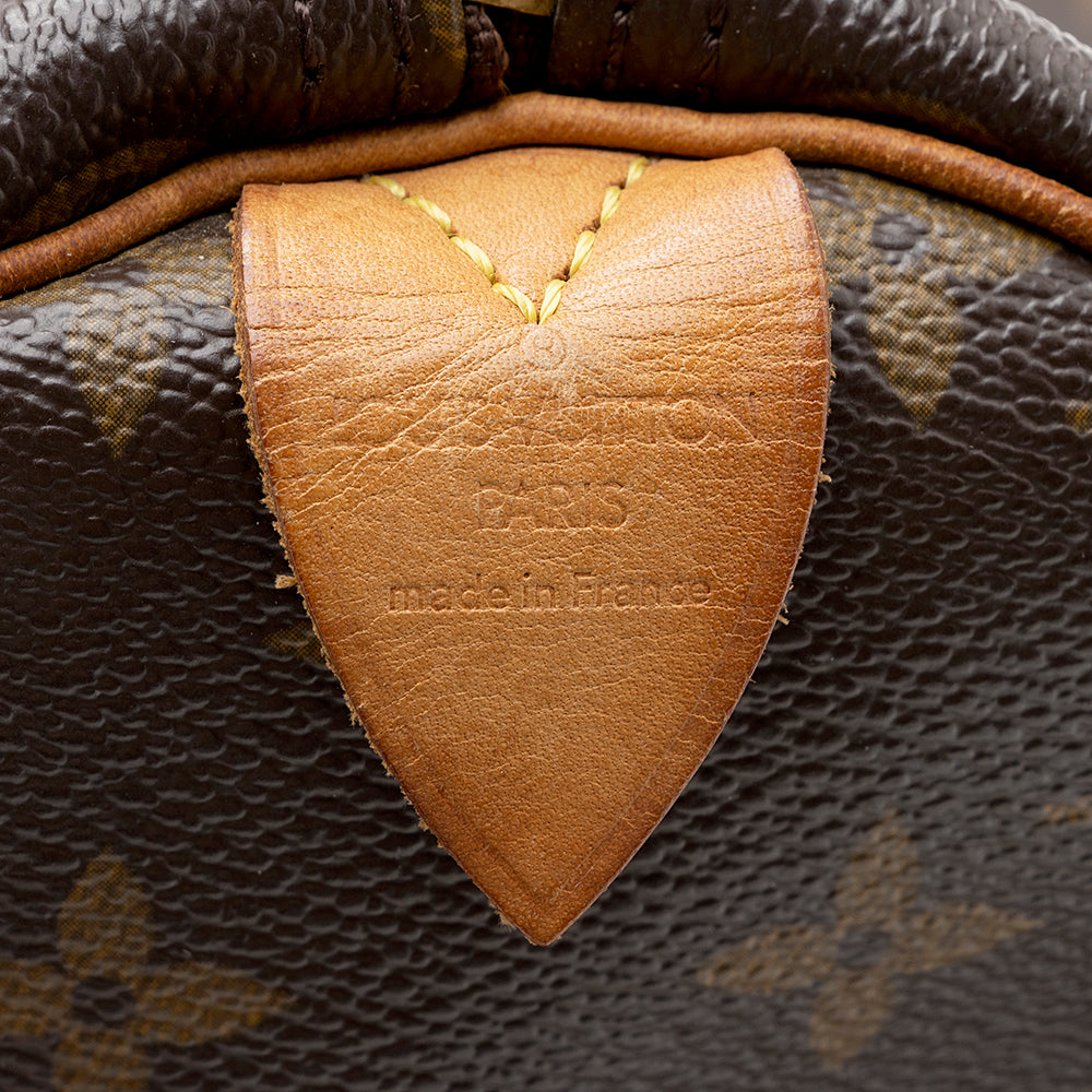 Louis Vuitton Monogram Canvas Speedy 30 Satchel - FINAL SALE (SHF-17824)