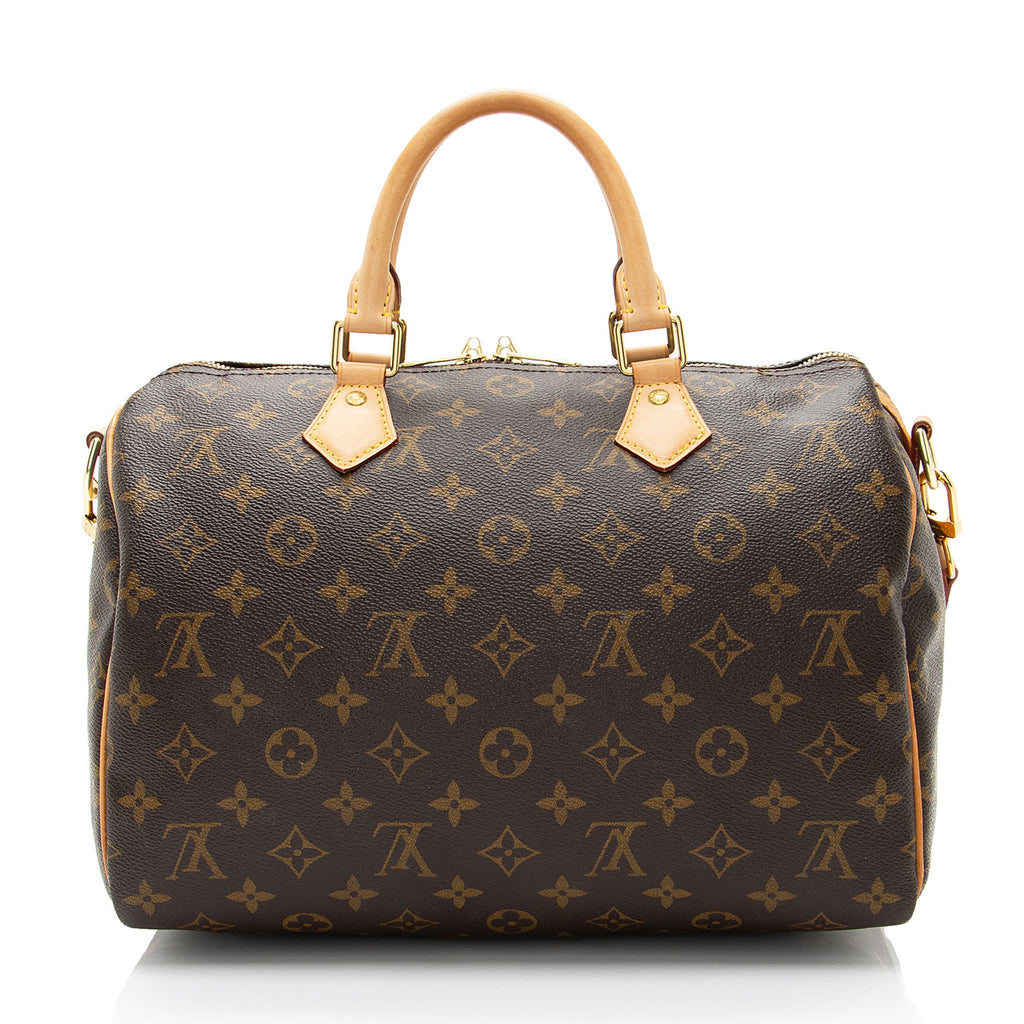 Louis Vuitton Monogram Canvas Speedy Bandouliere 30 Satchel
