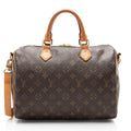 Louis Vuitton Monogram Canvas Speedy Bandouliere 30 Satchel