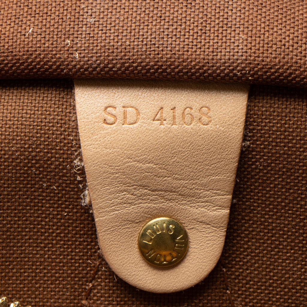 Louis Vuitton Monogram Canvas Speedy Bandouliere 30 Satchel