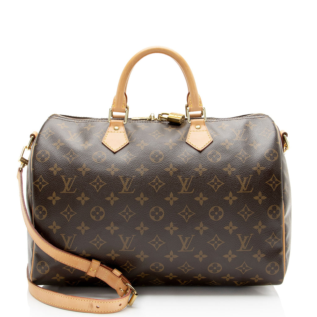 Louis Vuitton Monogram Canvas Speedy Bandouliere 35 Satchel