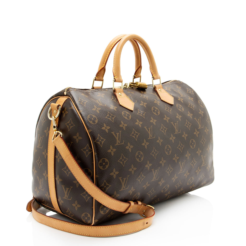 Louis Vuitton Monogram Canvas Speedy Bandouliere 35 Satchel