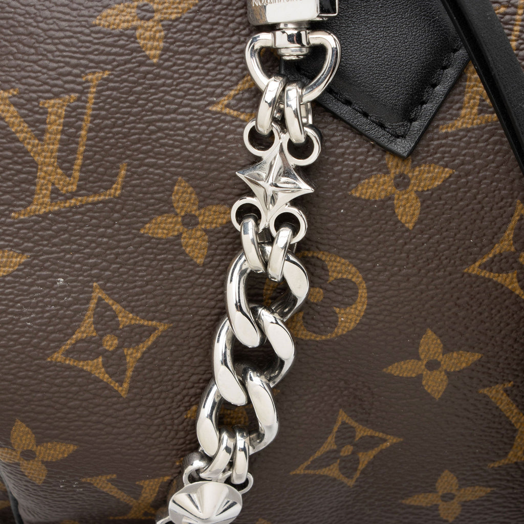 Louis Vuitton Monogram Canvas Speedy Dark 30 Satchel