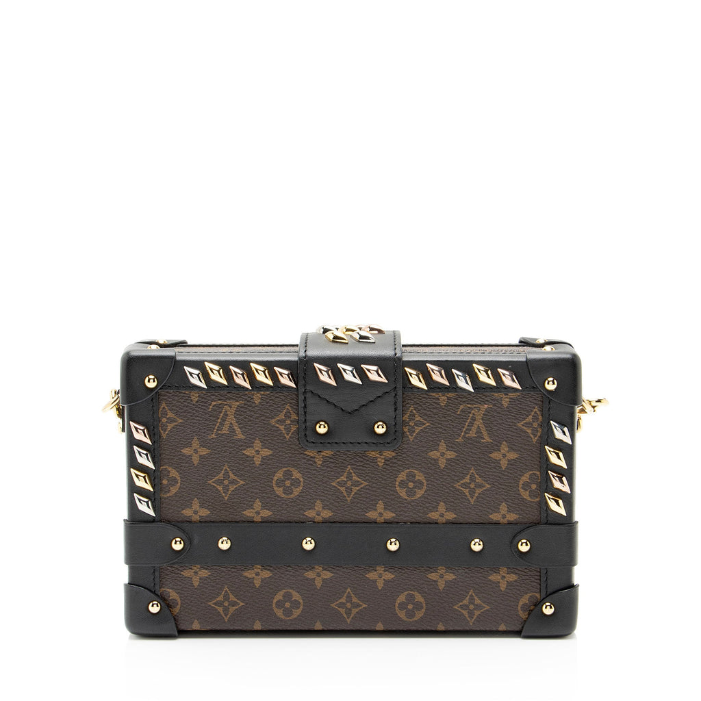 Louis Vuitton Monogram Canvas Diamond Stud Petite Malle Bag