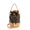 Louis Vuitton Monogram Canvas Studded Petite Noe Trunk Bag