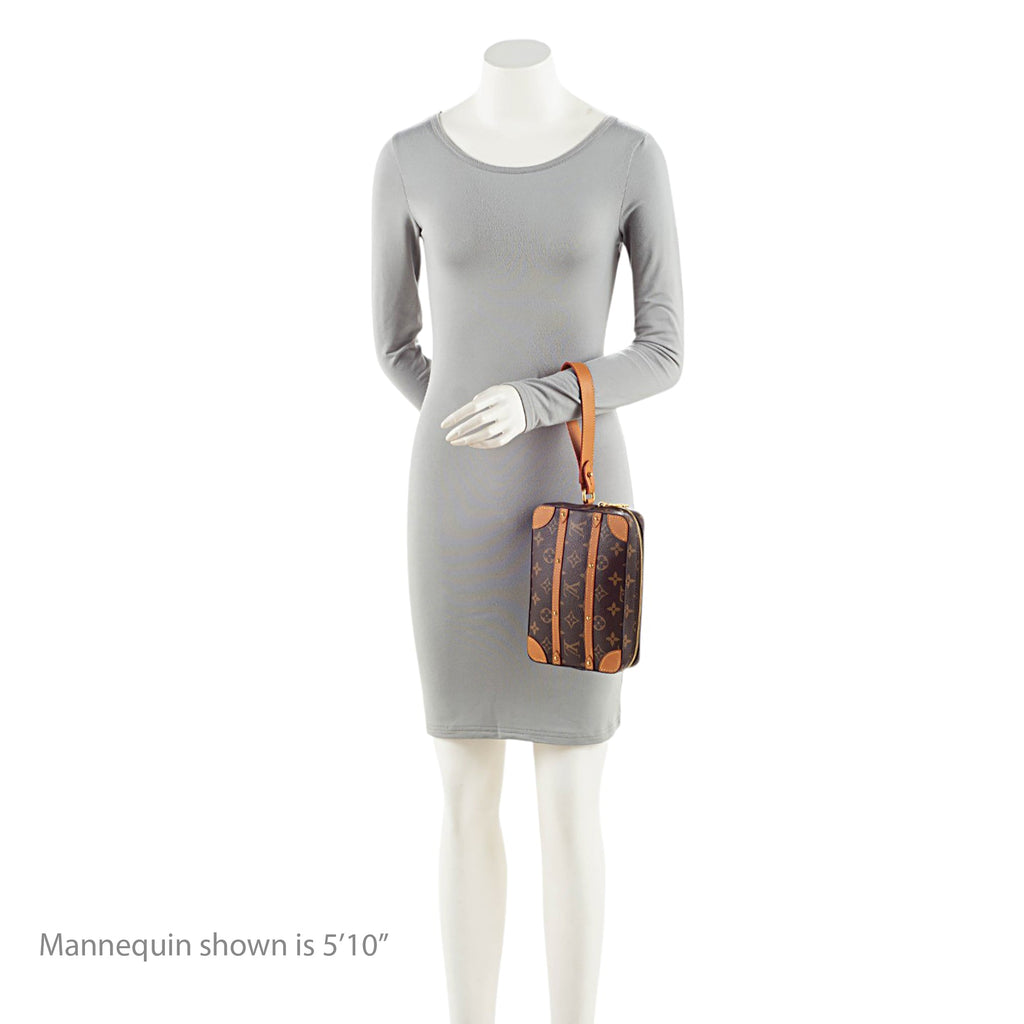 Louis Vuitton Monogram Canvas Studded Soft Trunk Pouch