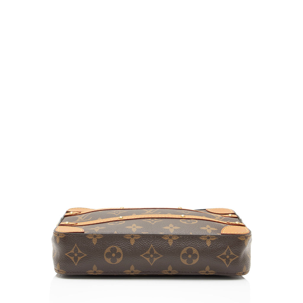 Louis Vuitton Monogram Canvas Studded Soft Trunk Pouch