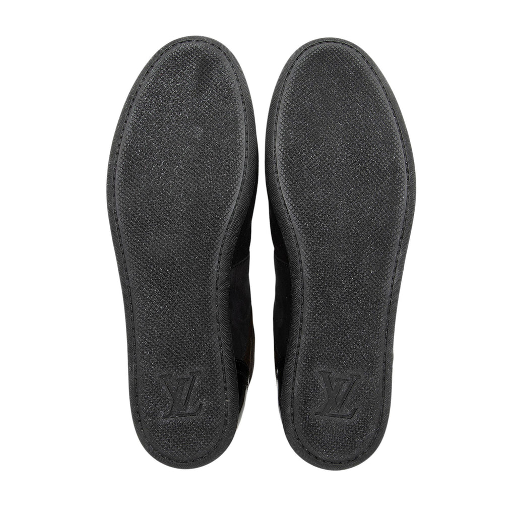 Louis Vuitton Monogram Canvas Suede Move Up Sneakers - Size 8.5 / 38.5
