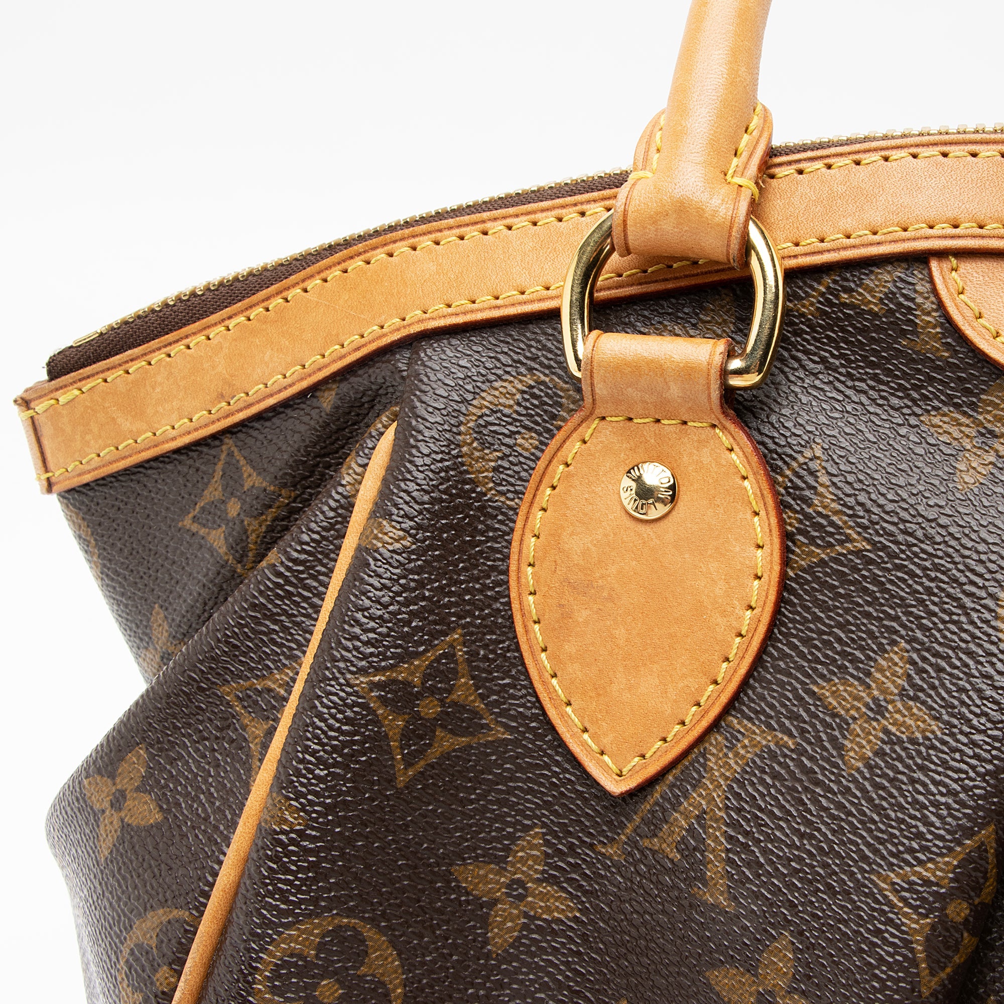 Louis Vuitton Monogram Canvas Tivoli PM Satchel (SHF-23123)