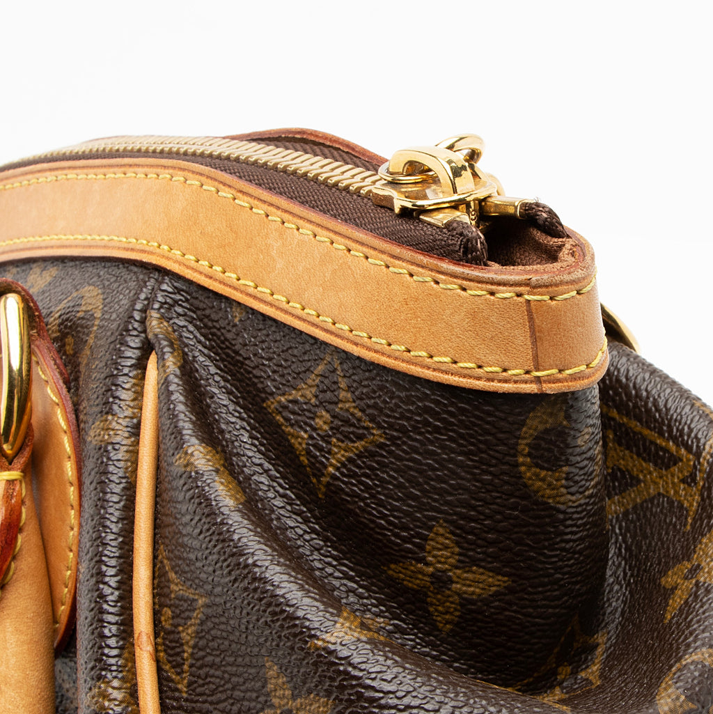 Louis Vuitton Monogram Canvas Tivoli PM Satchel (SHF-23123)