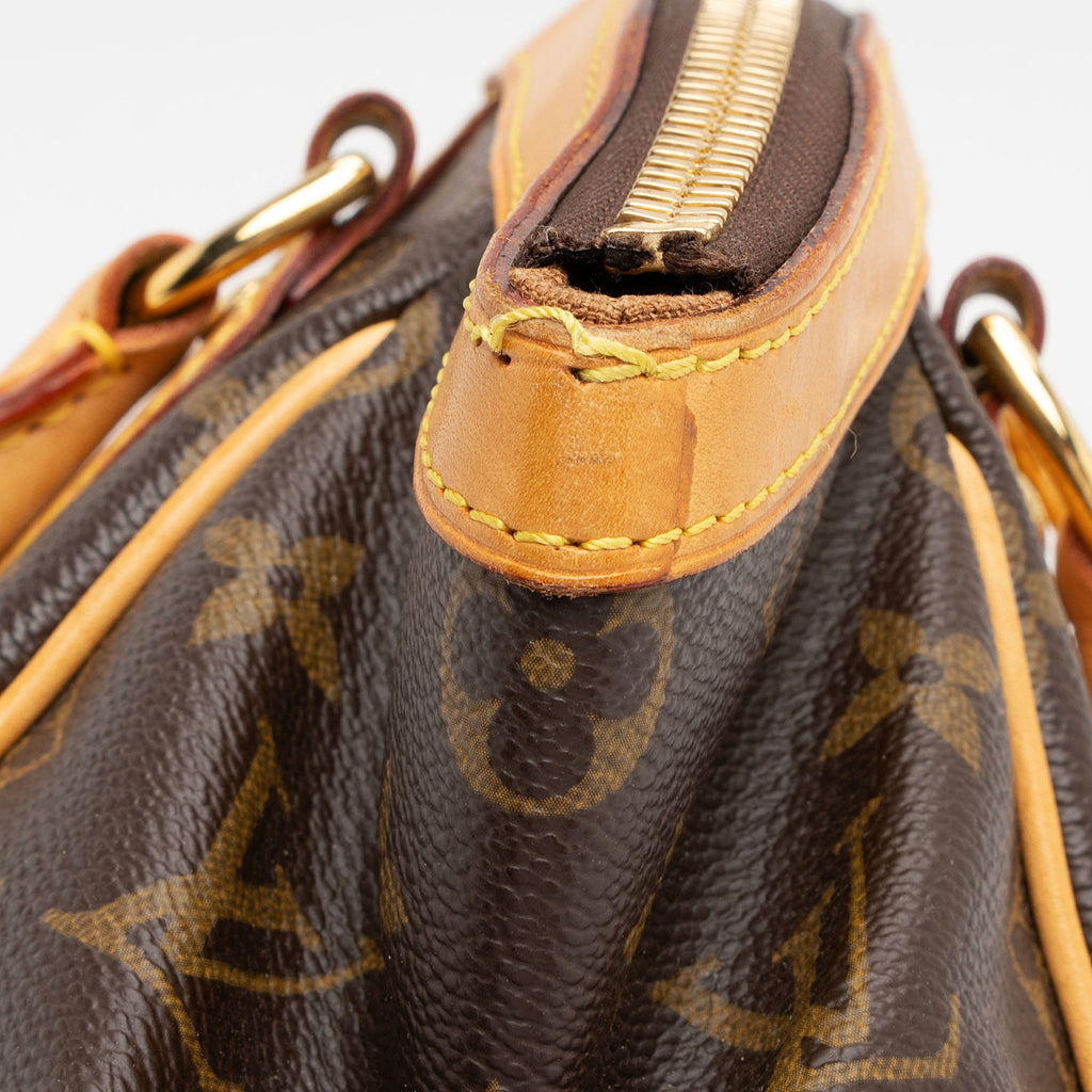 Louis Vuitton Monogram Canvas Tivoli PM Satchel (SHF-1oaaCK)