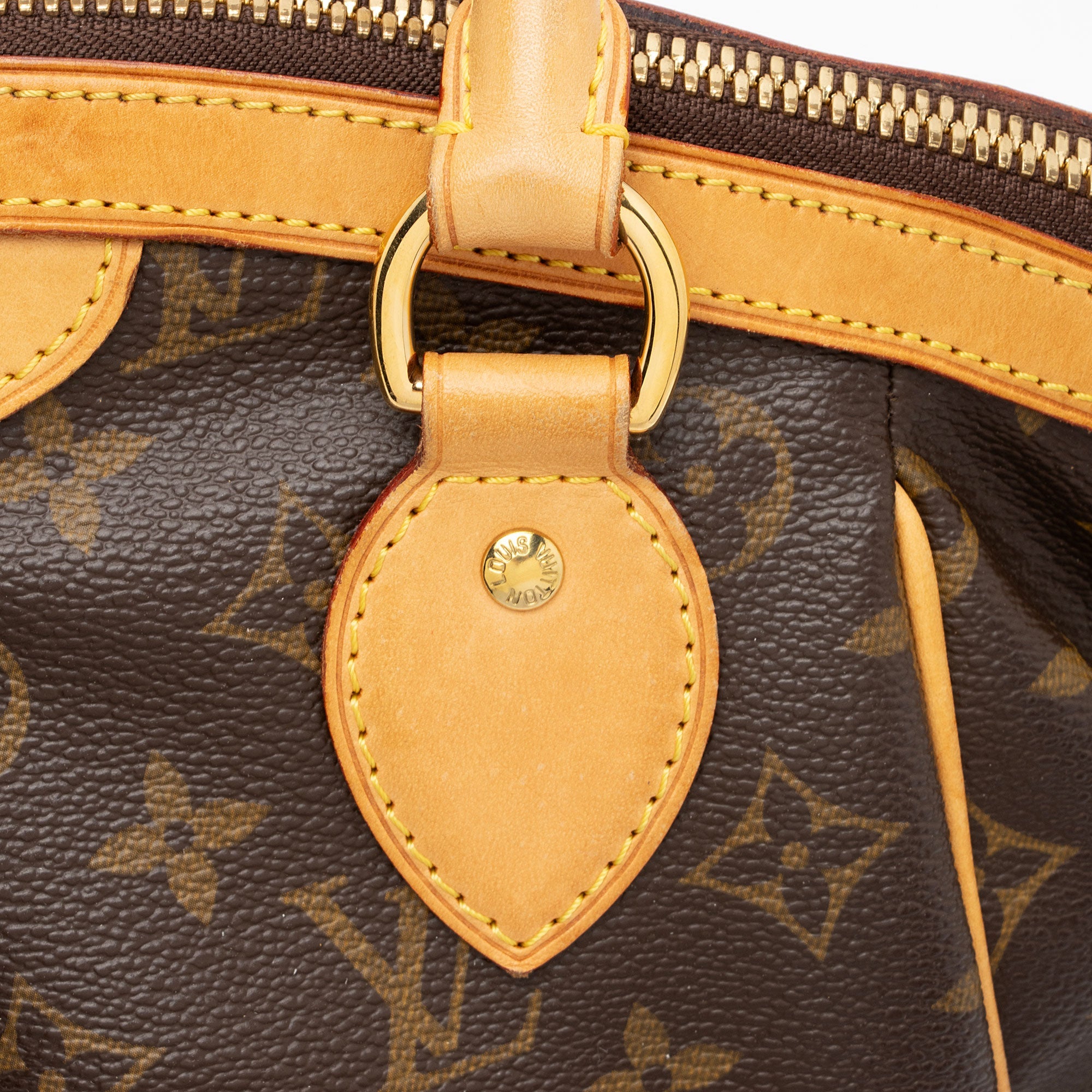 Louis Vuitton Monogram Canvas Tivoli PM Satchel (SHF-1oaaCK)