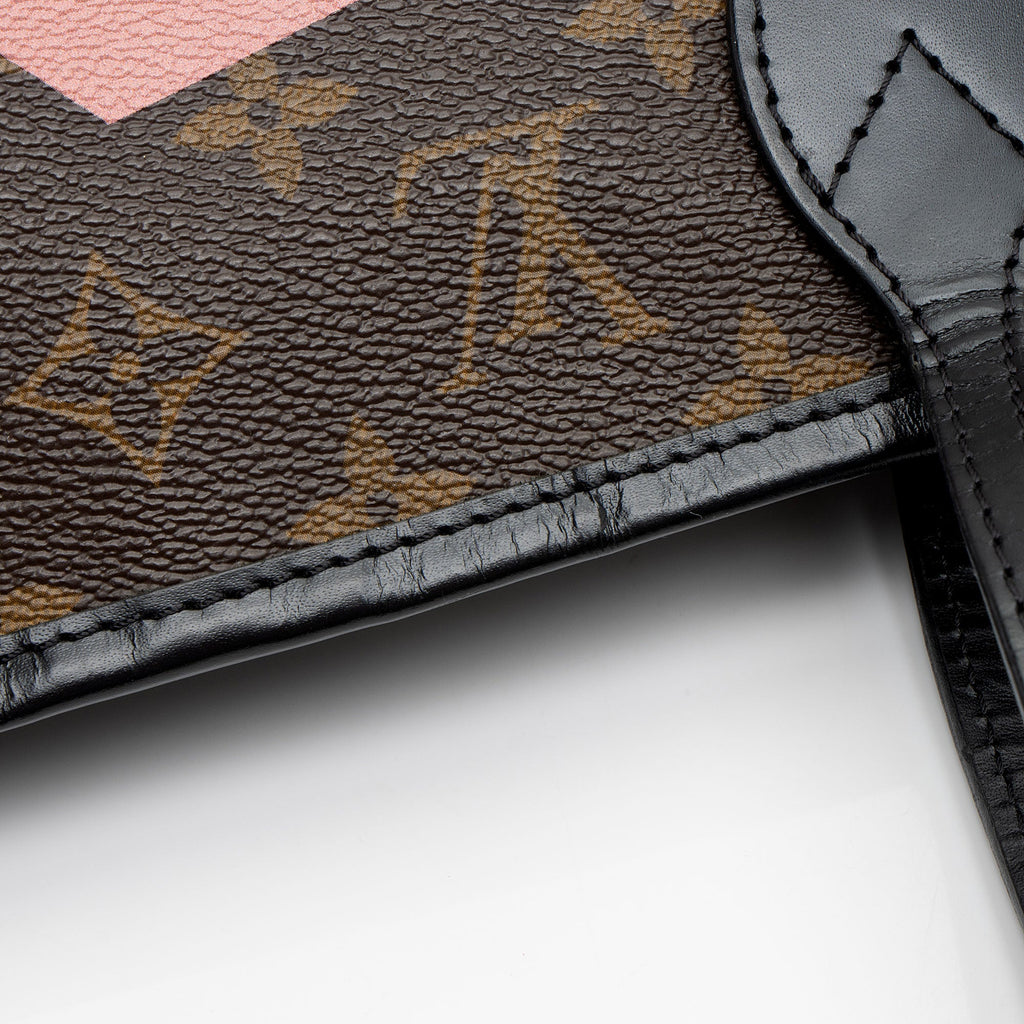 Louis Vuitton Monogram Canvas World Tour Neverfull MM Tote