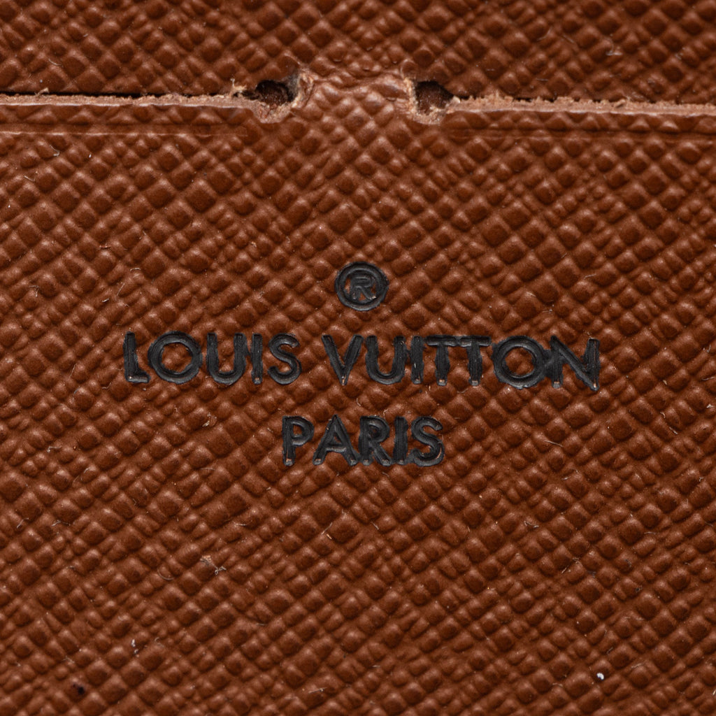 Louis Vuitton Monogram Canvas Zippy Wallet