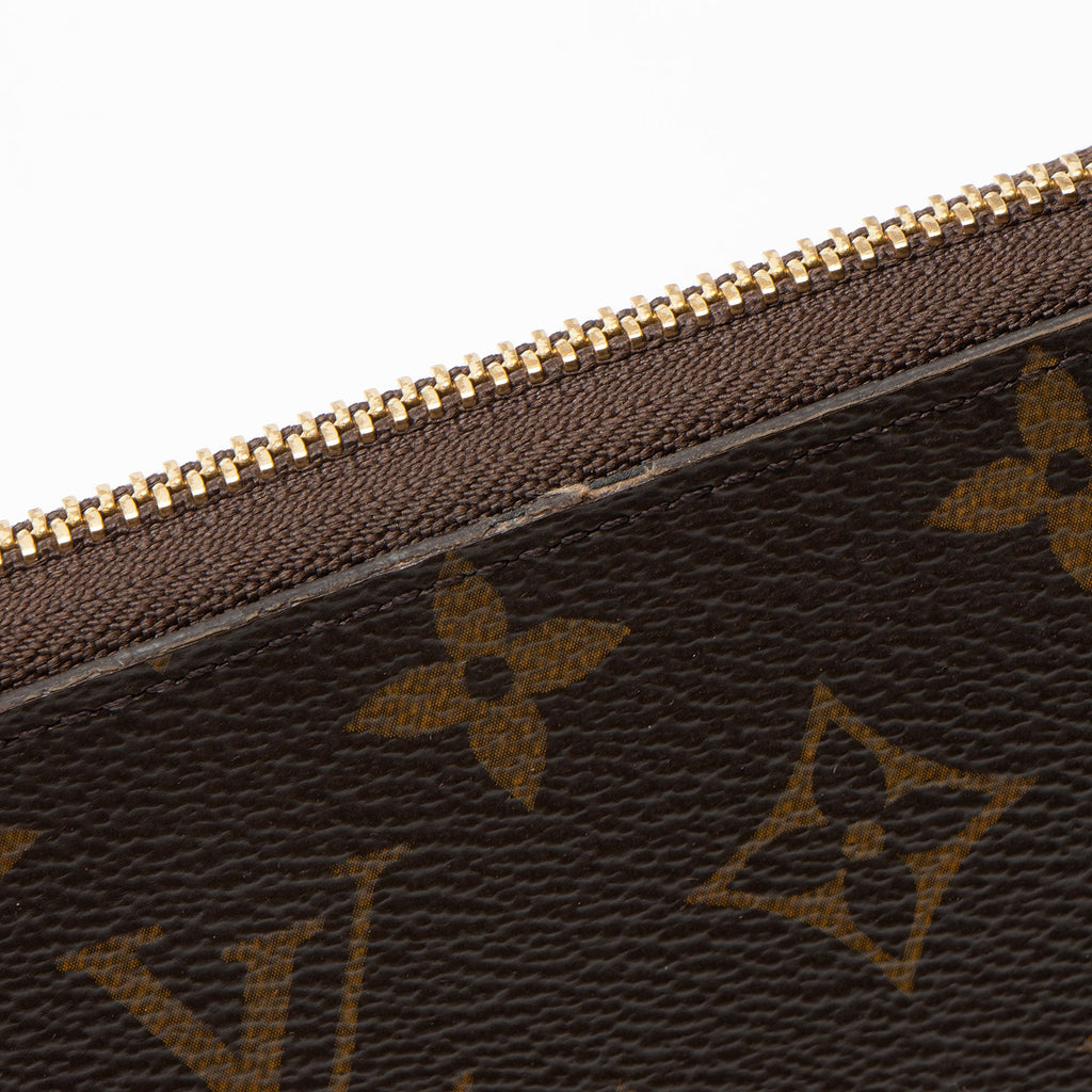 Louis Vuitton Monogram Canvas Zippy Wallet