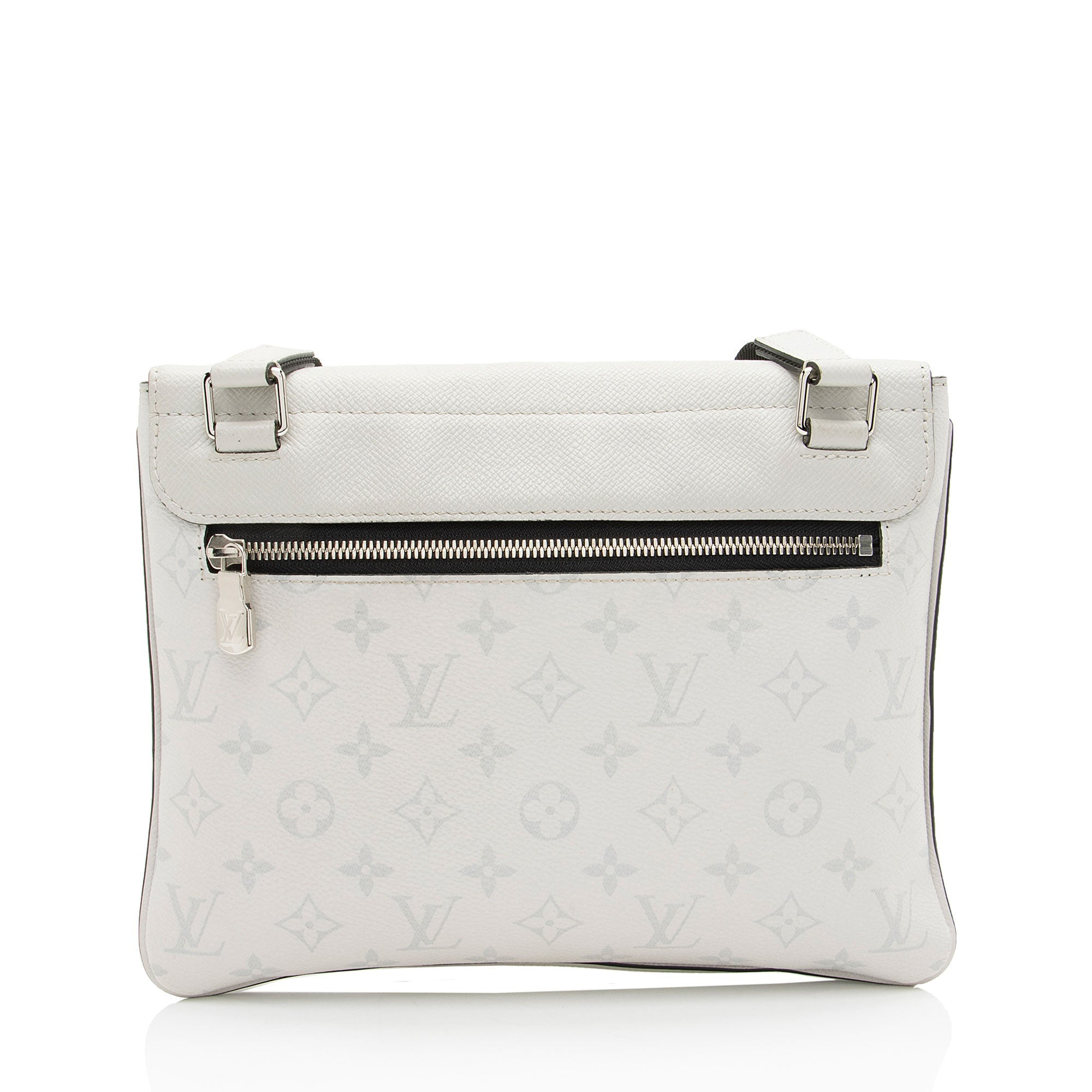 Louis Vuitton Monogram Chalk Taiga Leather Outdoor Flap Messenger