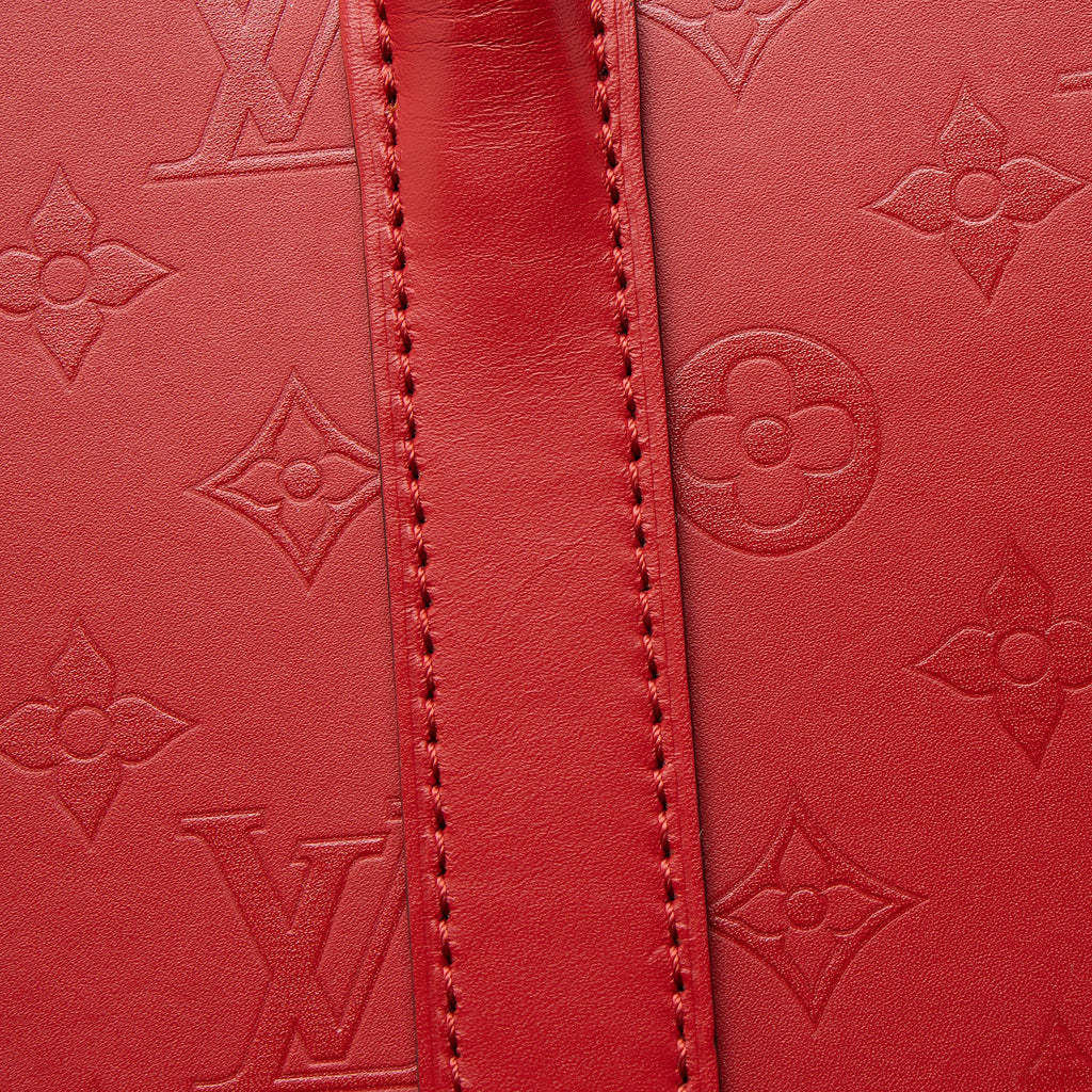 Louis Vuitton Monogram Cuir Plume Very MM Tote