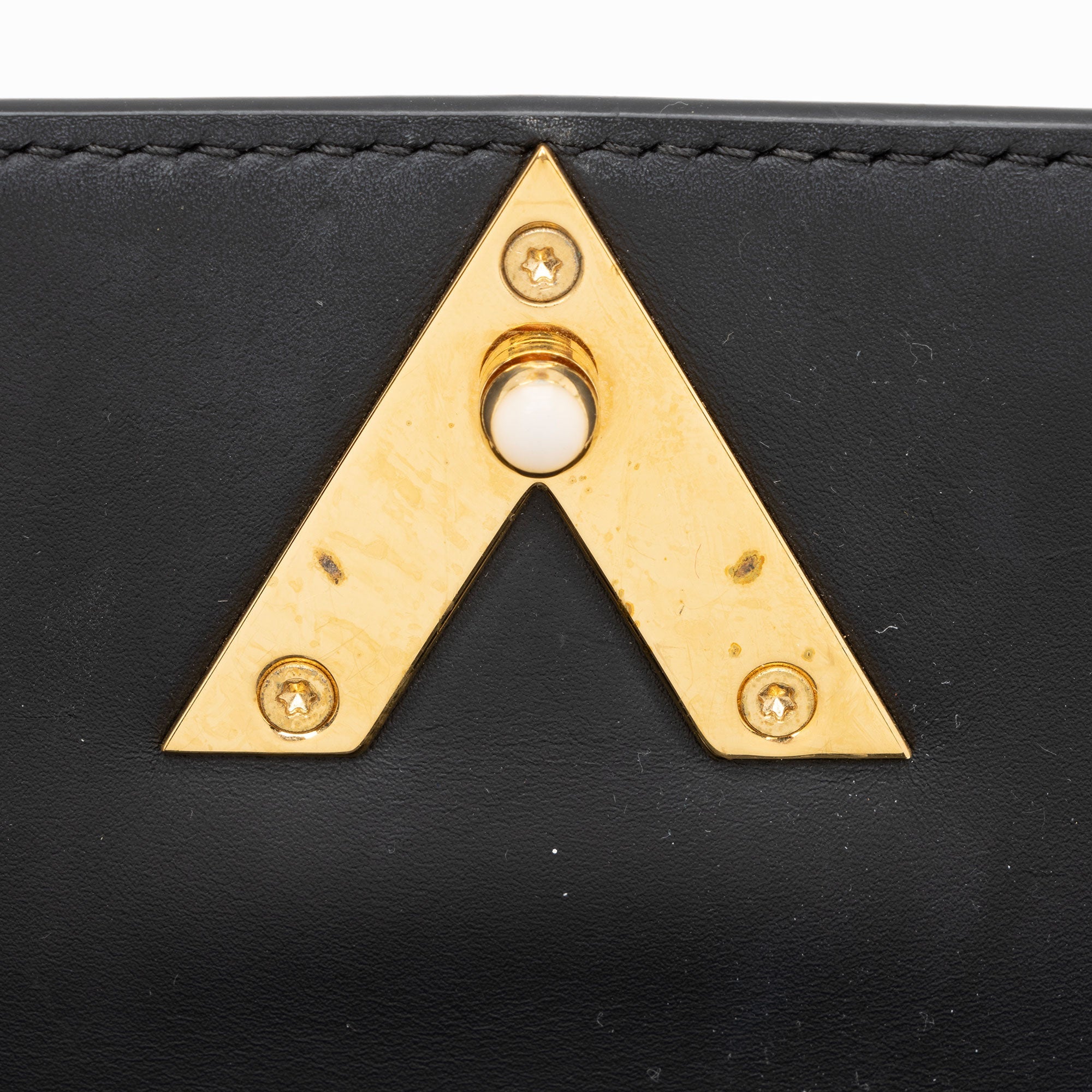 Louis Vuitton Monogram Cuir Very Chain Bag (SHF-bcWcmG)