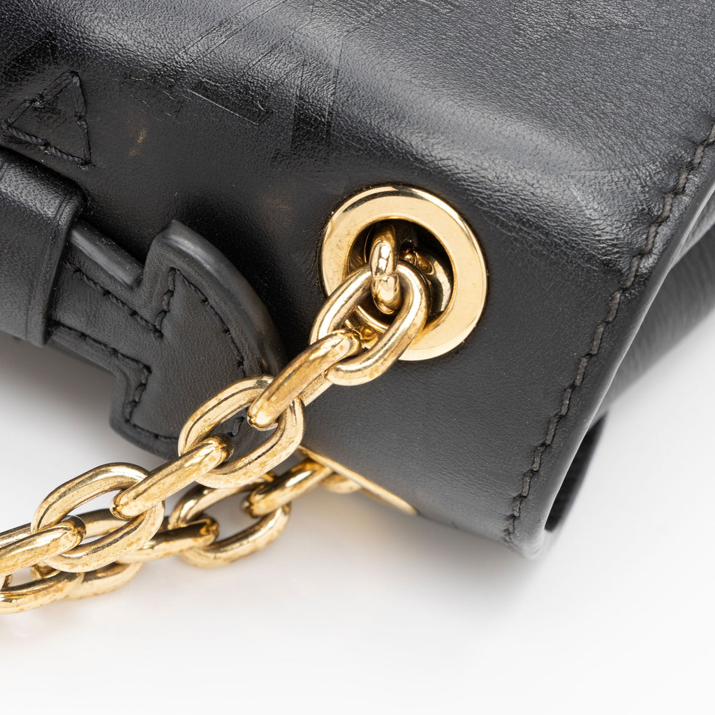 Louis Vuitton Monogram Cuir Very Chain Bag (SHF-bcWcmG)