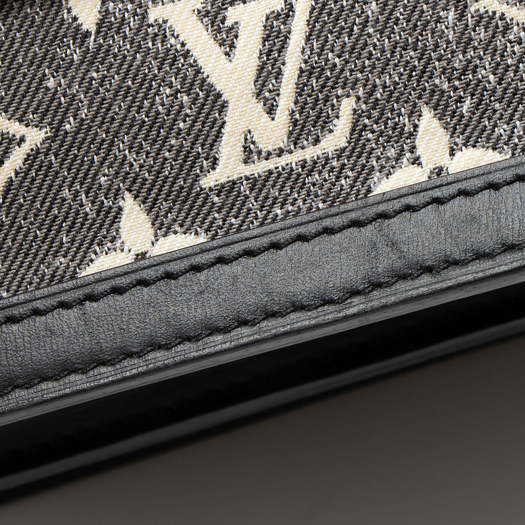 Louis Vuitton Monogram Denim Jacquard Dauphine MM Shoulder Bag